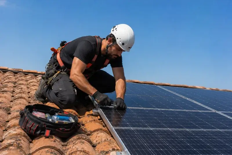 Maintenance et monitoring de panneaux solaires à la Chapelle-d'Abondance